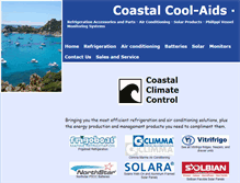 Tablet Screenshot of coastalcoolaids.com